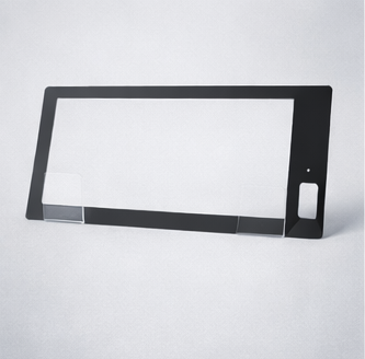 Стекло для электронного терминала — вариант изделия